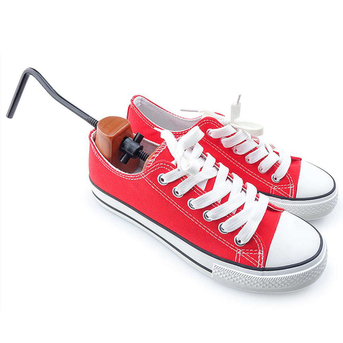 S/M/L Wooden Shoes Stretcher Expander Shoe Timber Unisex Bunion Plugs 2-Way Expansion Bo...-(Size L)