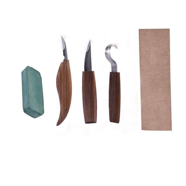 5pcs Wood Carving Knife Chisel Woodworking Whittling Cutter Chip Craft Hand Tool (Size 5)