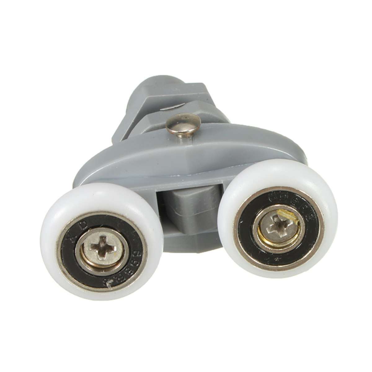 4PCS Twin Bottom Top Shower Door Rollers Pulleys Wheels Runner Slider 20mm Shower Faucet Accessories