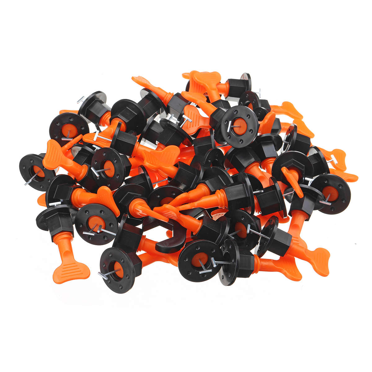 40/50/100Pcs Tile Leveling System Floor Kit Alignment Clip Reusable Spacers Locator (Quantity 50pcs)