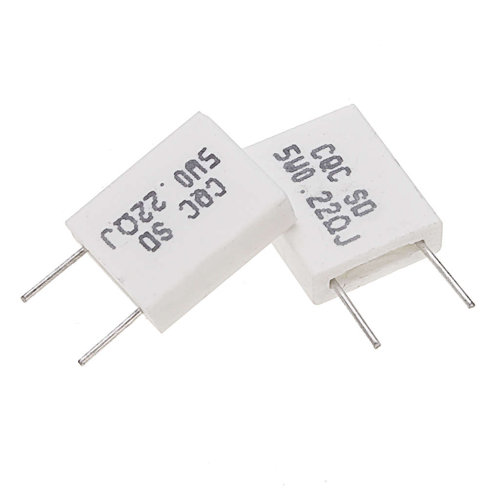 30pcs BPR56 5W 0.22R 0.22 Ohm 5w Non-inductive Ceramic Cement Resistor Wirewound Resistance...