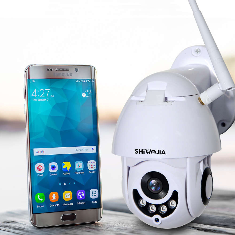 Bakeey Wireless Wifi 1080P HD Night Vision Outdoor Smart PTZ Waterproof Surveillance IP Camera For S