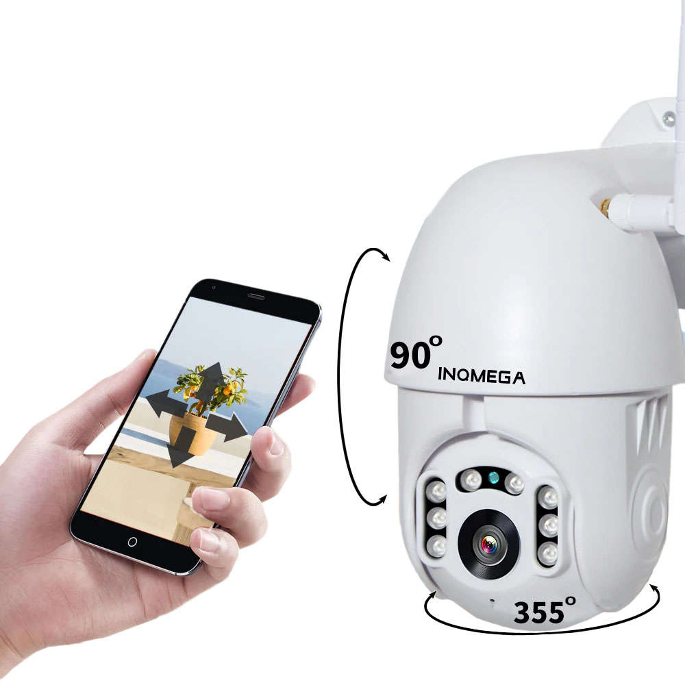 New [2019 NEW] INQMEGA PTZ381 HD 1080P PTZ 360  Panoranic Waterproof IP Camera I