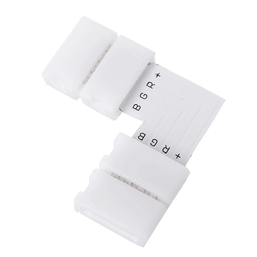 RGB LED Strip Connector Kit for 10mm 4Pin 5050 Includes 8 Types of Solderless Accessories Provides M