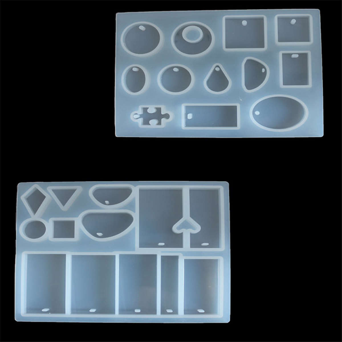 Resin Casting Molds Kit Silicone Mold Jewelry Pendant Mould Craft