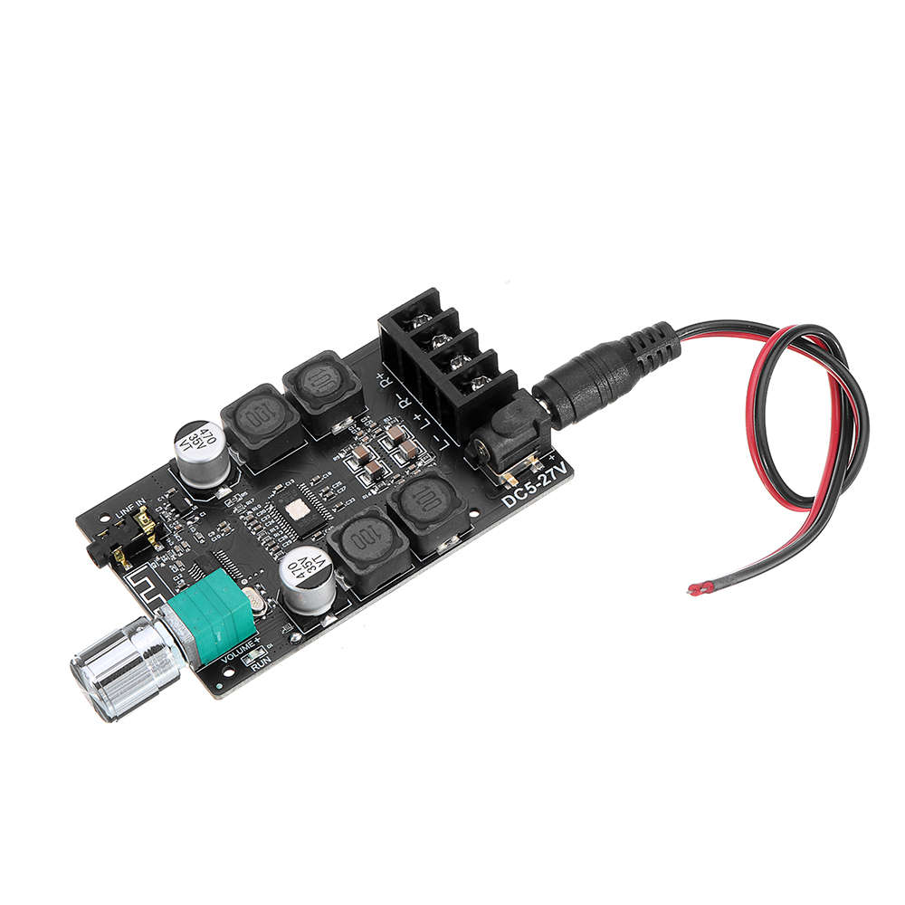 502C HIFI 2x50W TPA3116 AUX+ bluetooth 5.0 HIFI High Power Digital Amplifier (Version without shell)