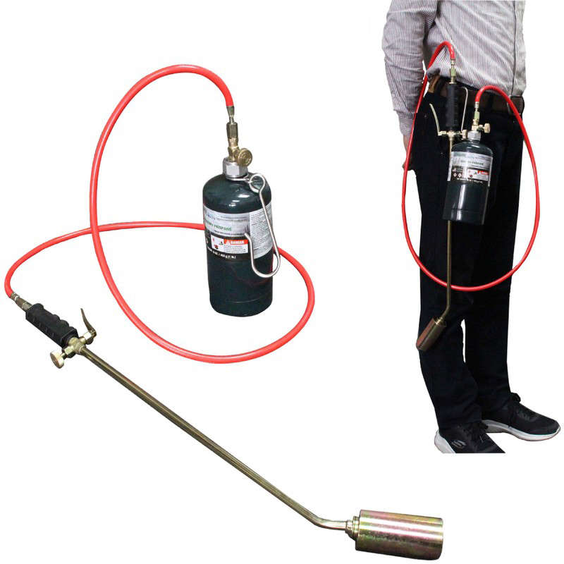 Easywalking Flamethrower Garden Weeding Torch Propane Gas Burner Camping Light