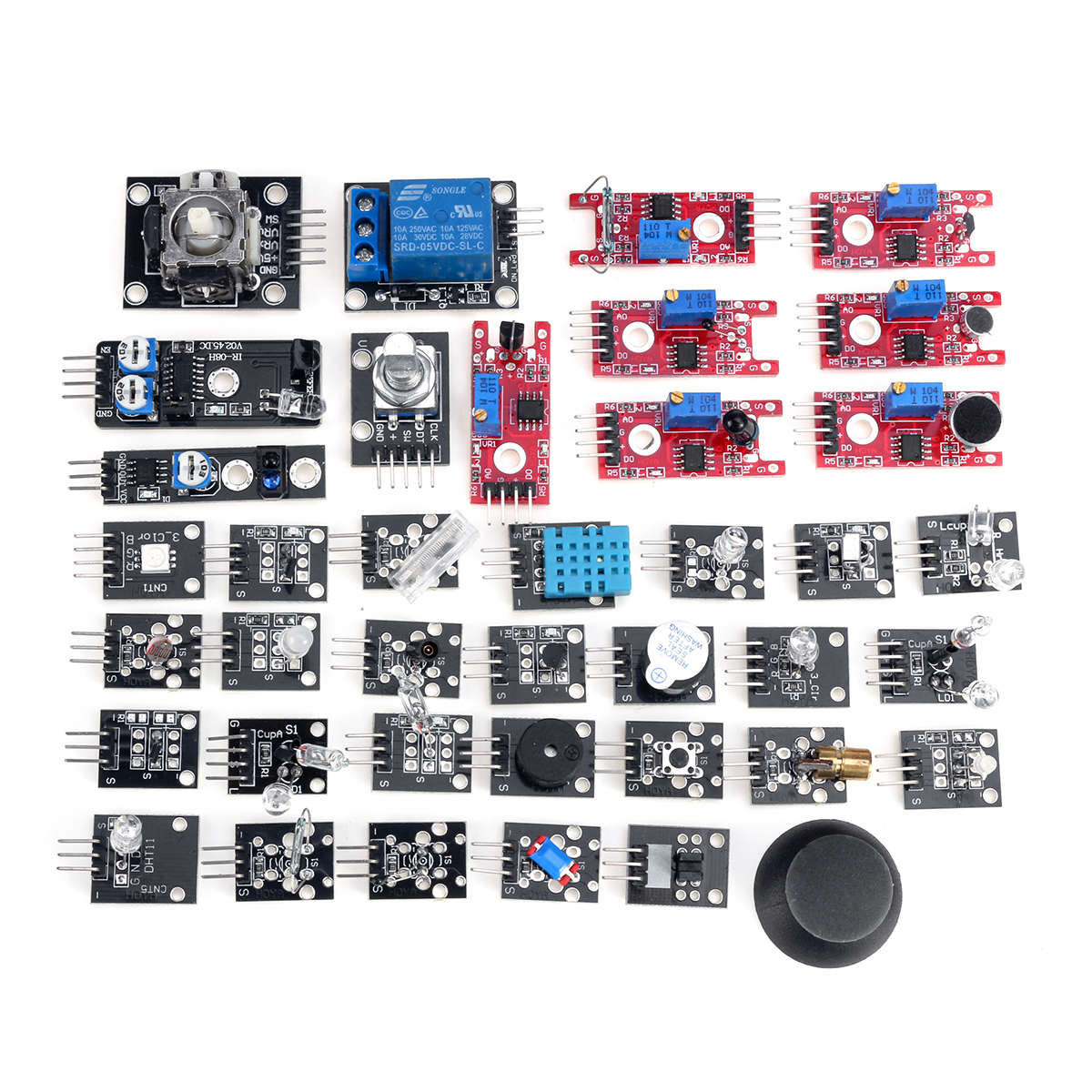 45 IN 1/37 IN 1 Sensor Module Starter Kits Set For Arduino Raspberry Pi Education Bag Packa (Type 1)