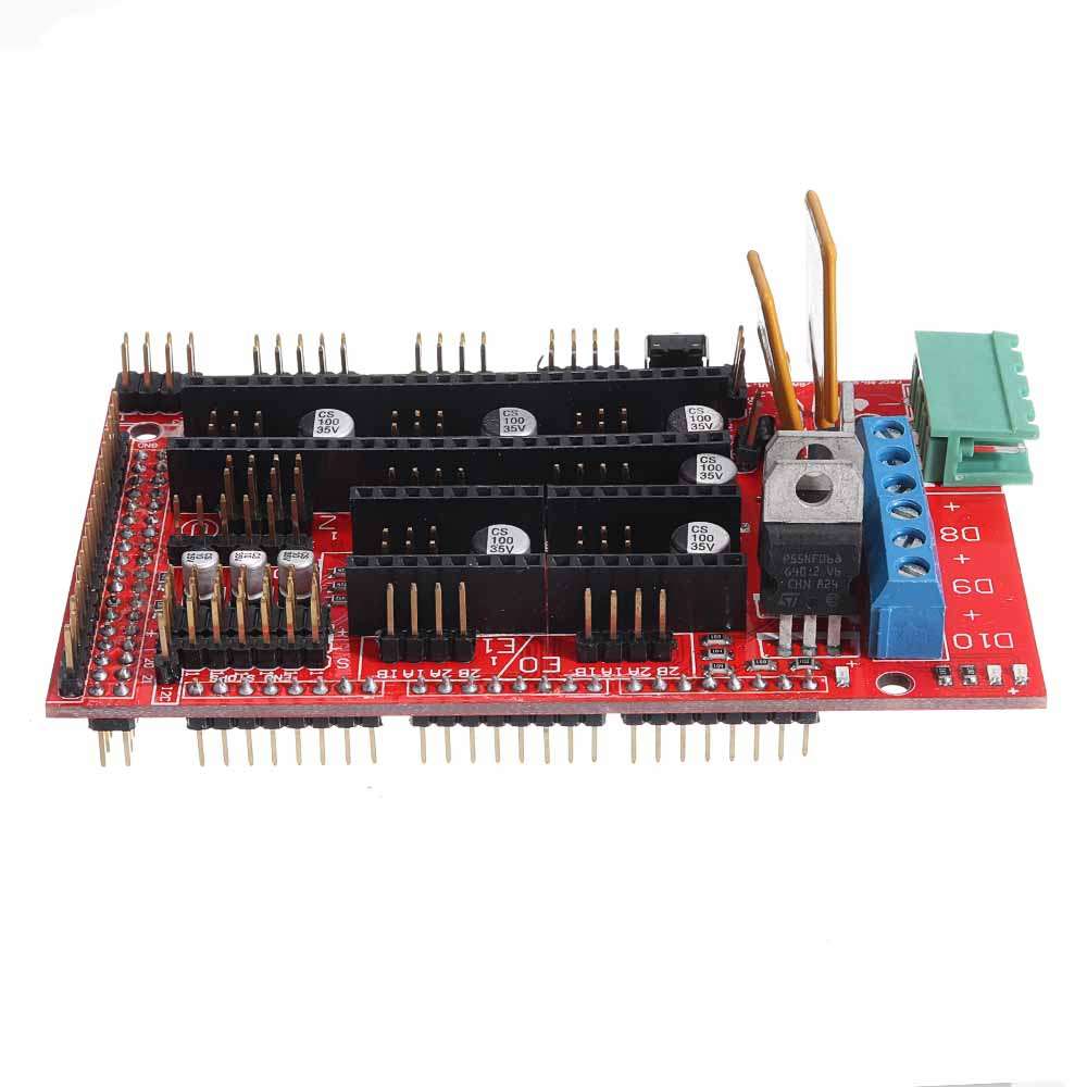 Geekcreit Ramps 1.4 Control Board  + Mega2560 R3 + A4988 Driver With Heat Sink 3D Printer Mainboard