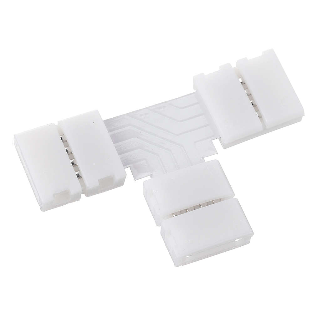 RGB LED Strip Connector Kit for 10mm 4Pin 5050 Includes 8 Types of Solderless Accessories Provides M