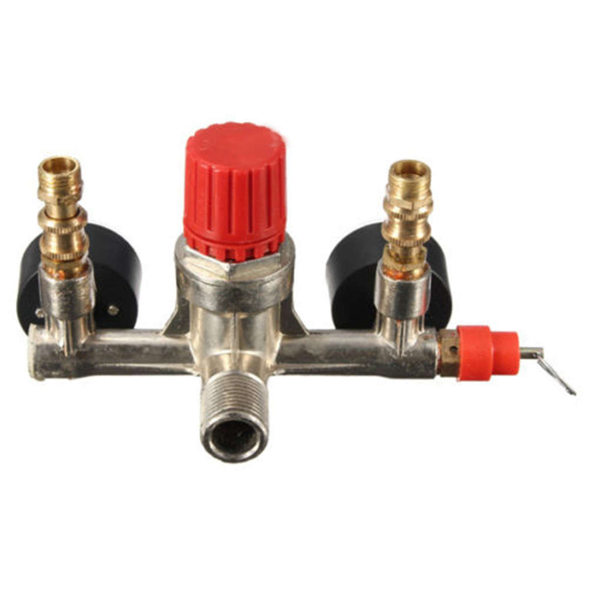 Regulator Air Compressor Pump Pressure Control Switch Valve Gauge Heaty Duty