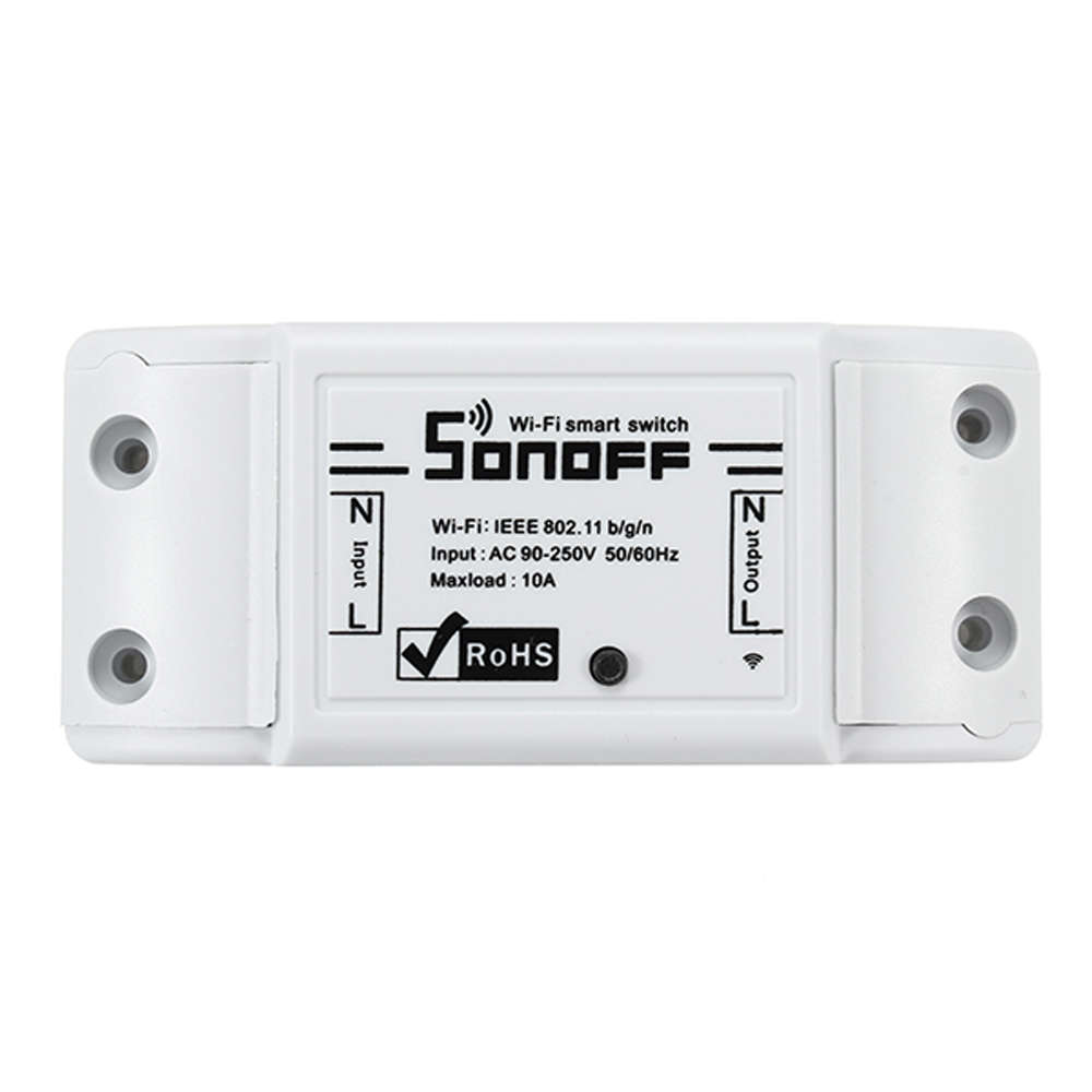 6pcs SONOFF Basic 10A 2200W WIFI Wireless Smart Switch Remote Control Socket APP Timer AC90-250V 50/