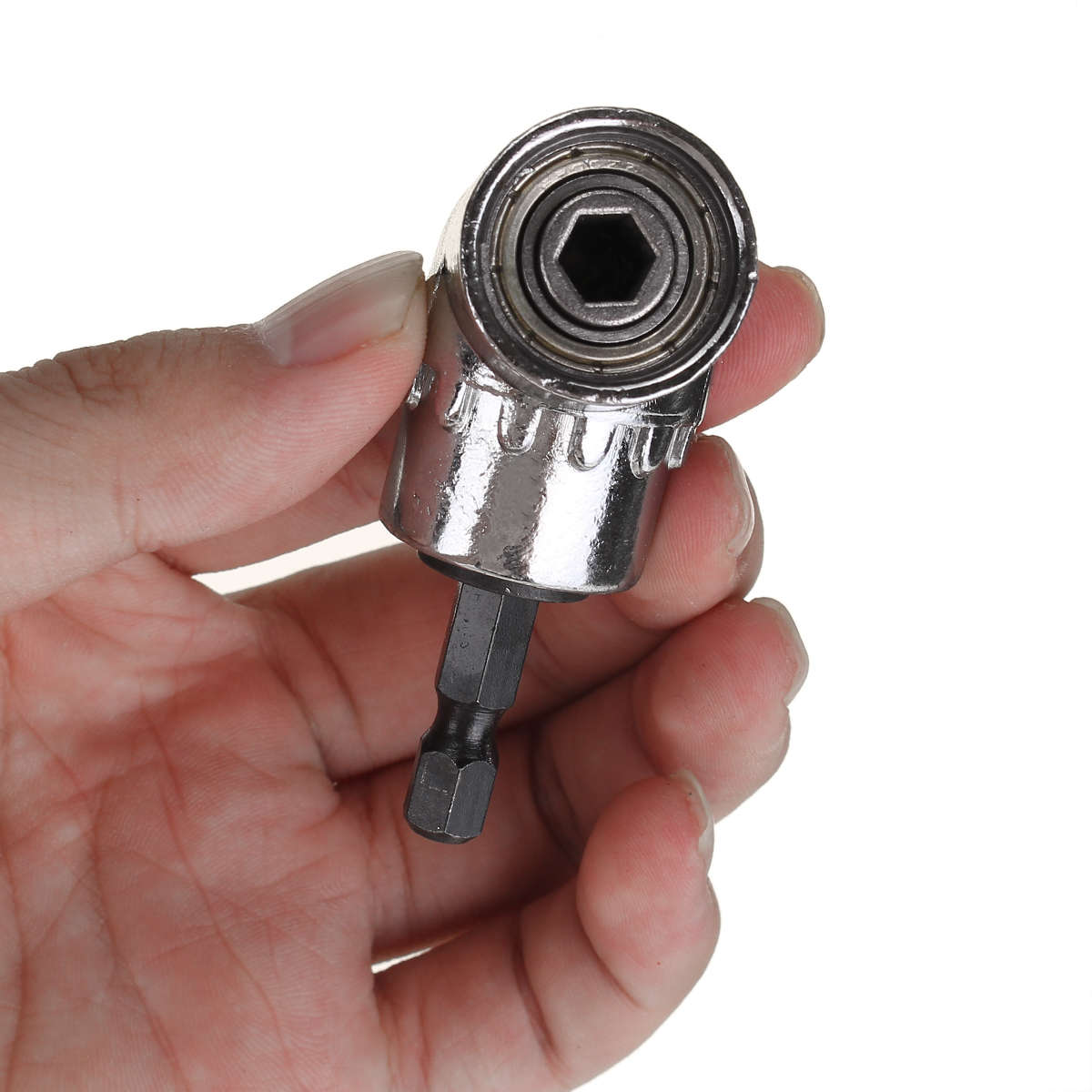 105 Degree Right Angle Drill Adapter with Flexible Shaft Bits Extension Shaft with Screwdriver Bit H