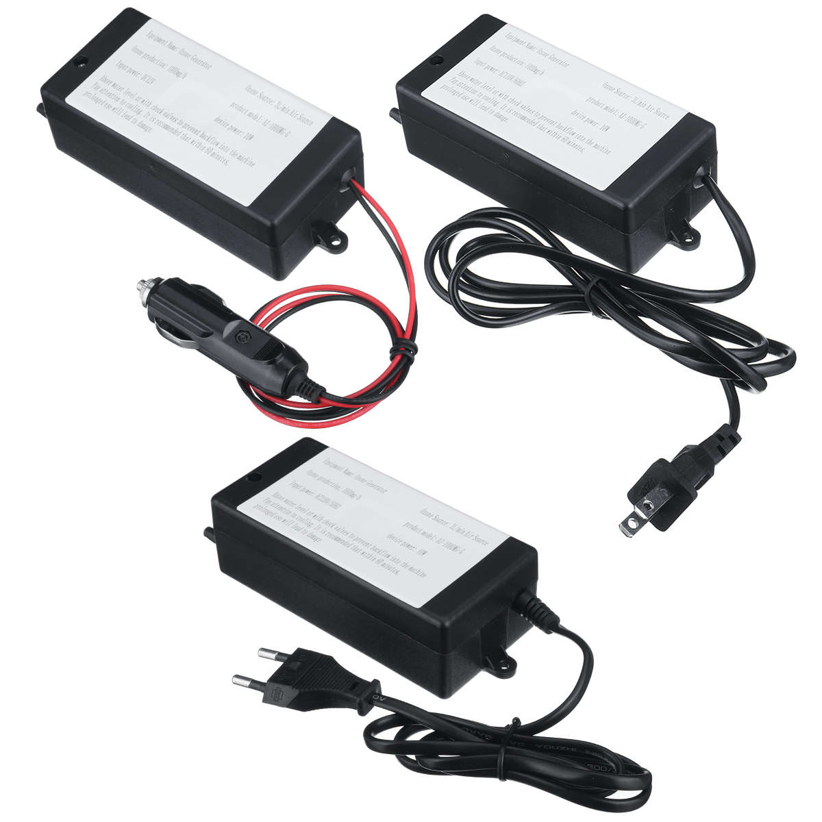 Ozone Generator 1000mg Ozonizer Water Air Sterilizer Purifier Cleaner Disinfector (Type B)