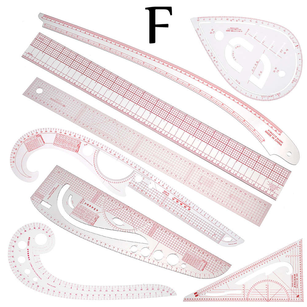 Multi-style Sew French Curve Metric Ruler Measure for Sewing Dressmaking TER Tools