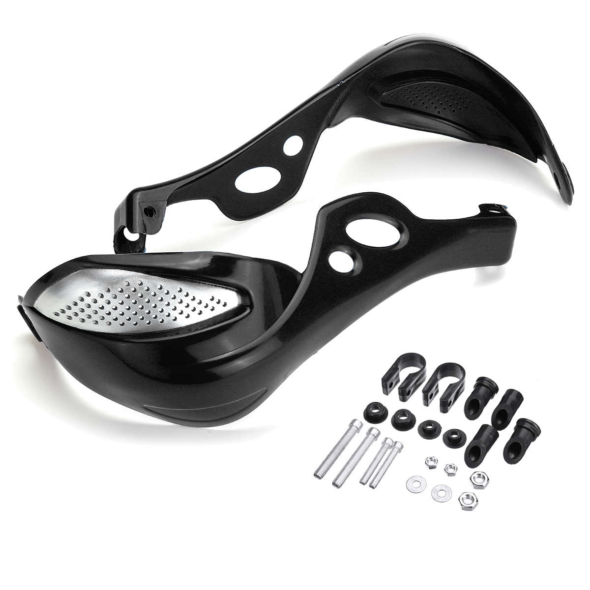 Pair Motorcycle Handlebar Handguard Hand Handle Guard