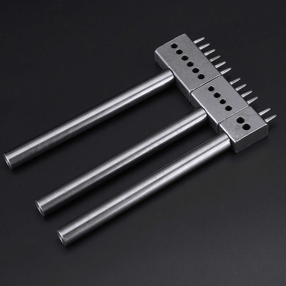 4/5/6mm Leather Chisel Craft Tools Hole Punch Stitching Punch Tool Set (Size 4mm)
