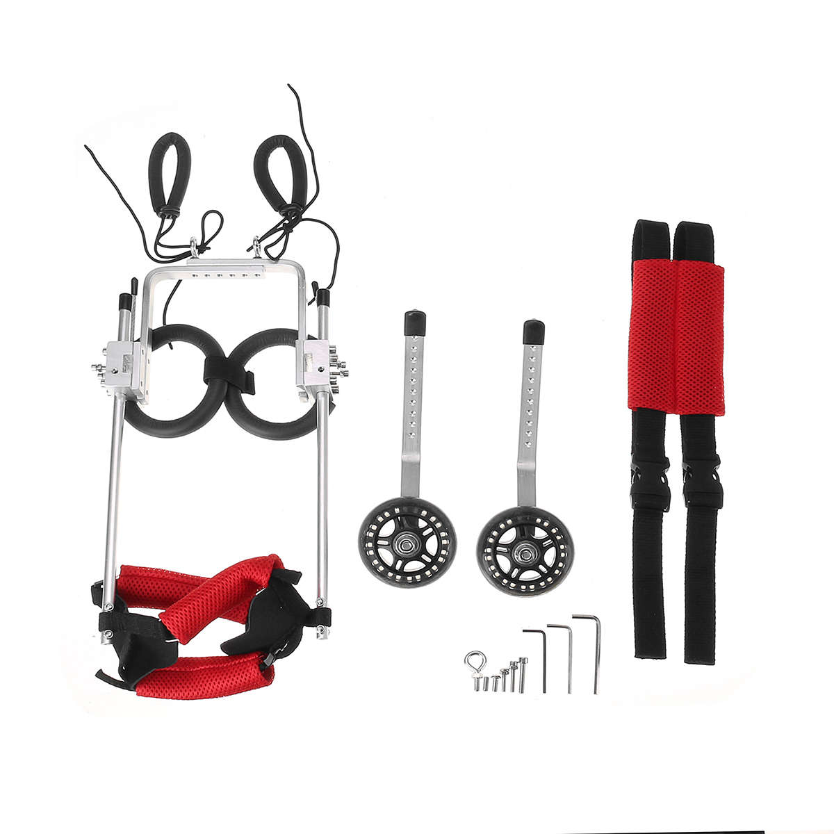 Small Stainless Steel Dog Wheelchair For Handicapped Hind Legs Pet Cat Dog Tools Kit