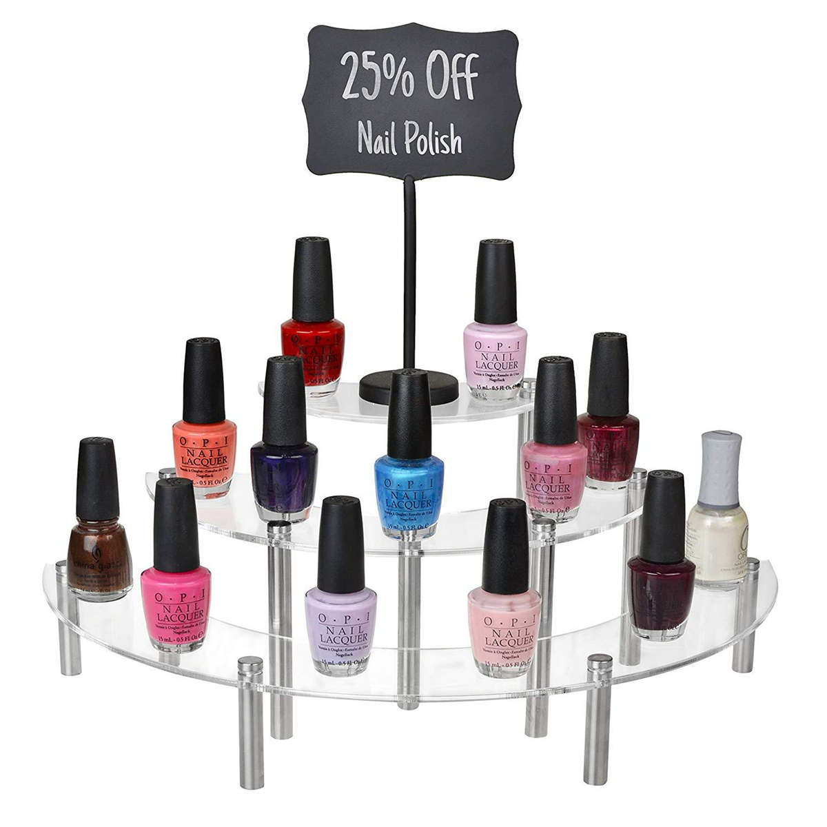 3 Tiers Cupcakes Stand Acrylic Display Desserts Stand For Home Birthda