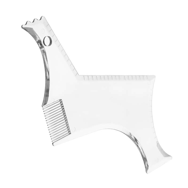 Men's Beard Styling Shaping Liner Template Tool Portable Beard Stencil