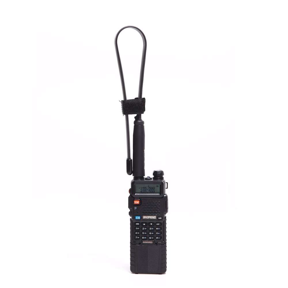 CS Tactical Antenna SMA-Female Dual Band VHF UHF 144/430Mhz Foldable For Walkie Talkie (Length 33cm)