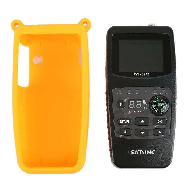 Satlink WS-6933 DVB-S2 FTA CKU Band Satlink Digital Satellite Finder Meter (Plug EU Plug)