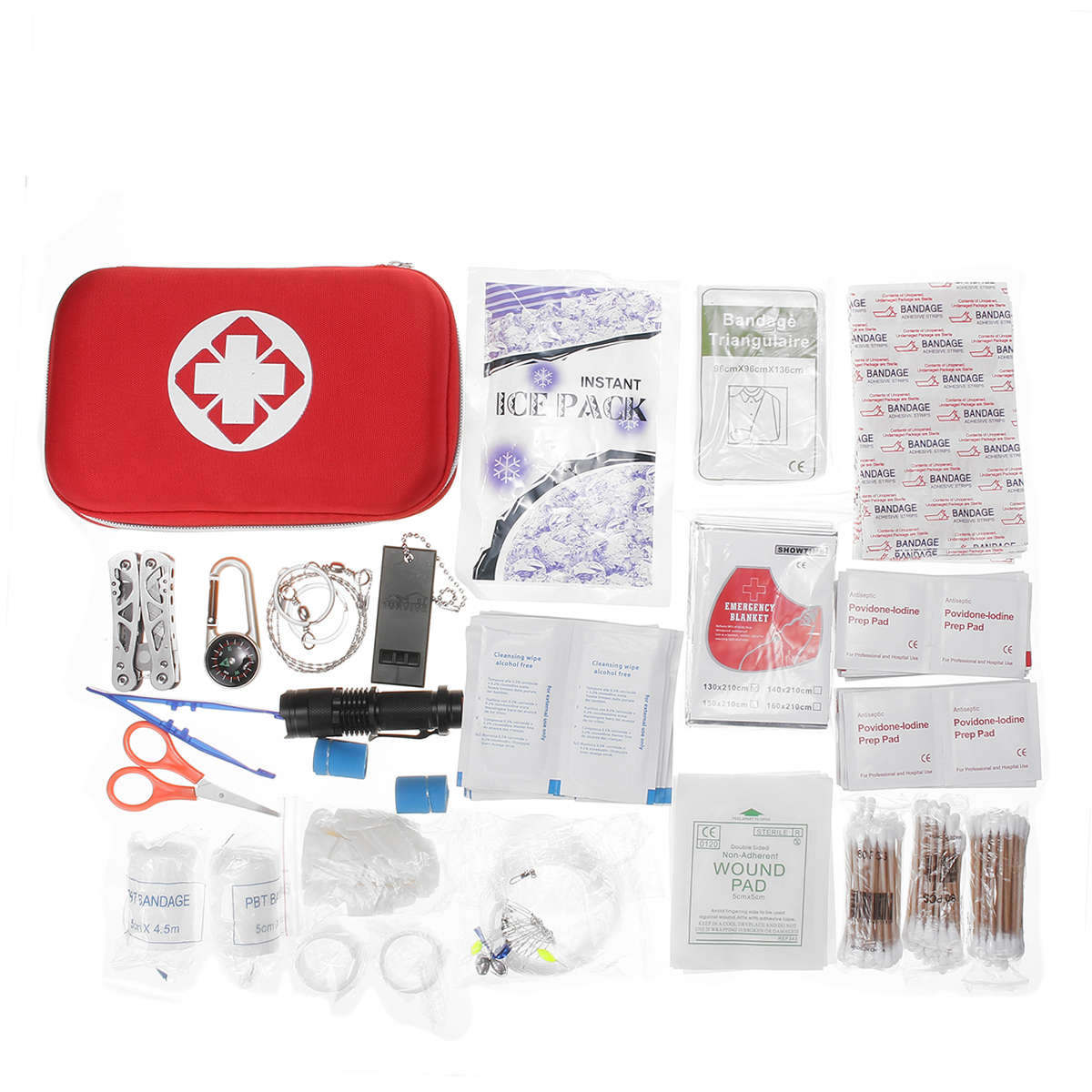 Hot Sale Emergency Survival Kit Mini Family First Aid Kit Sport Travel kit Home Medical Bag (Type 2)