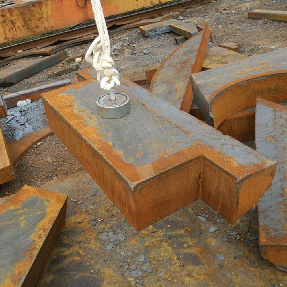 Strong Salvage Magnet Pot Fishing Magnet Deep Sea Magnetic Hook Neodymium Recovery Magne (Size 48mm)