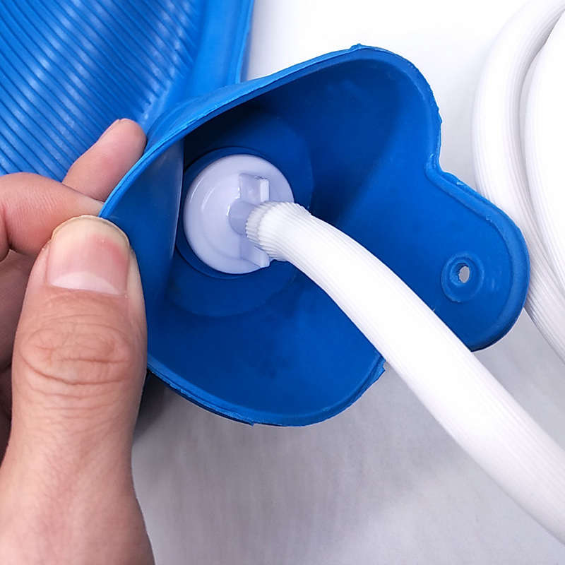 2L Enema Bag Colonic Irrigation Reusable Irrigation Medical Colon Cleansing Home (Color1 Red)