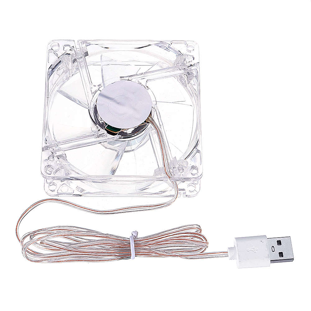 DC 5V Mini Mute USB Cooling Fan for Fish Tank Cooling Router Set-top Box Cooling Fan 8cm