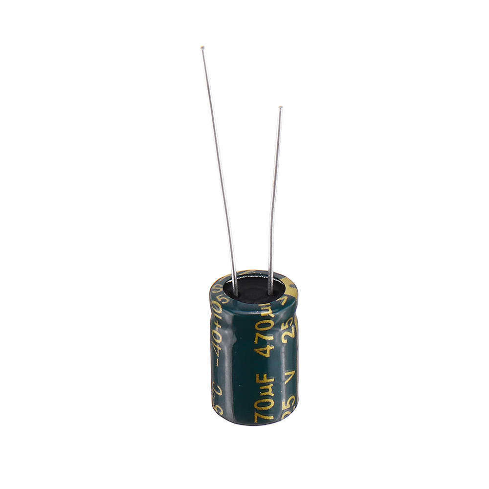 50Pcs 25V 470UF 8 x12MM High Frequency Low ESR Radial Electrolytic Capacitor...