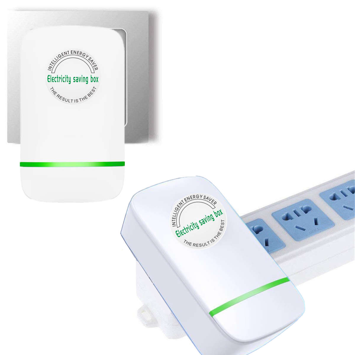 (Plug EU Plug)Power Energy Electricity Saving Box Household Electric Saver for Air Conditioners ...