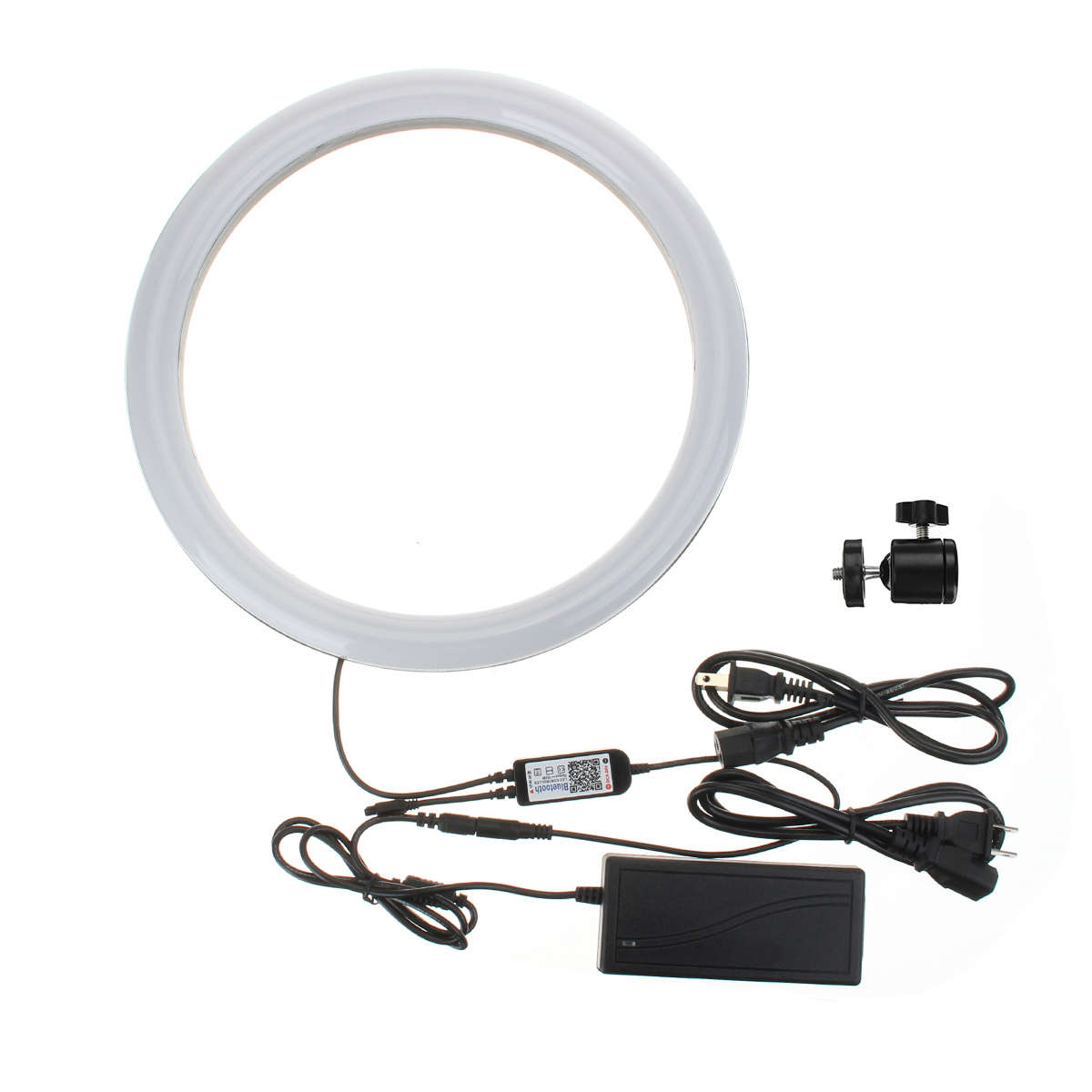 13 Inch RGB Dimmable LED Video Ring Light Selfie Lamp For Camera Makeup Youtube Live (Type A)