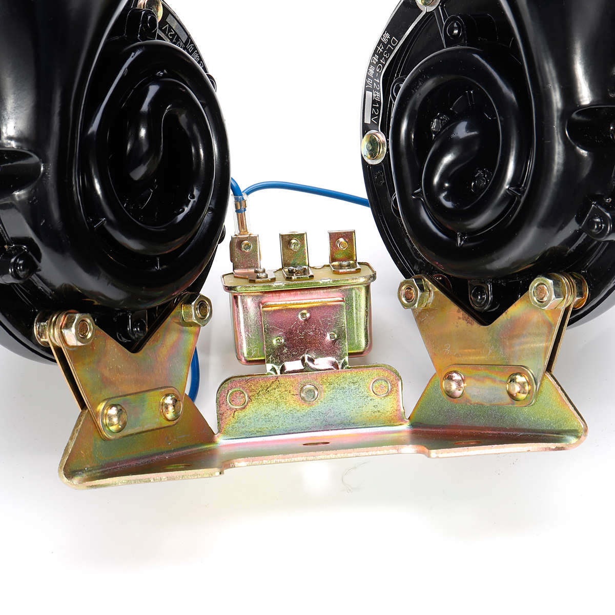Pair 12V 300dB Waterproof Dual Electric Bull Air Horn Super
