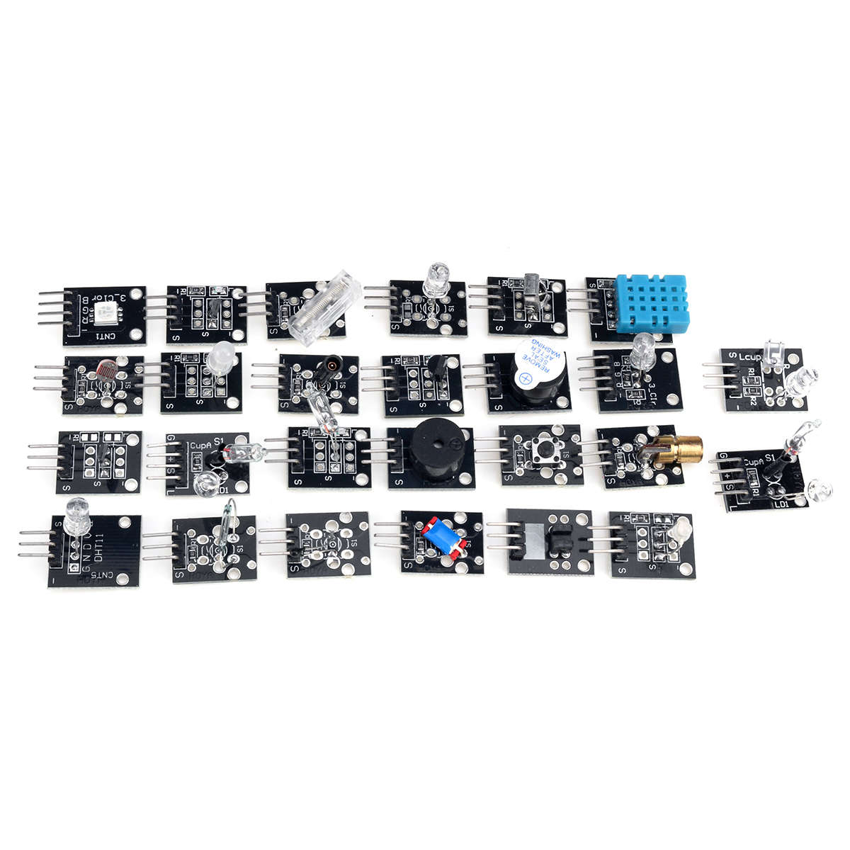 45 IN 1/37 IN 1 Sensor Module Starter Kits Set For Arduino Raspberry Pi Education Bag Packa (Type 1)