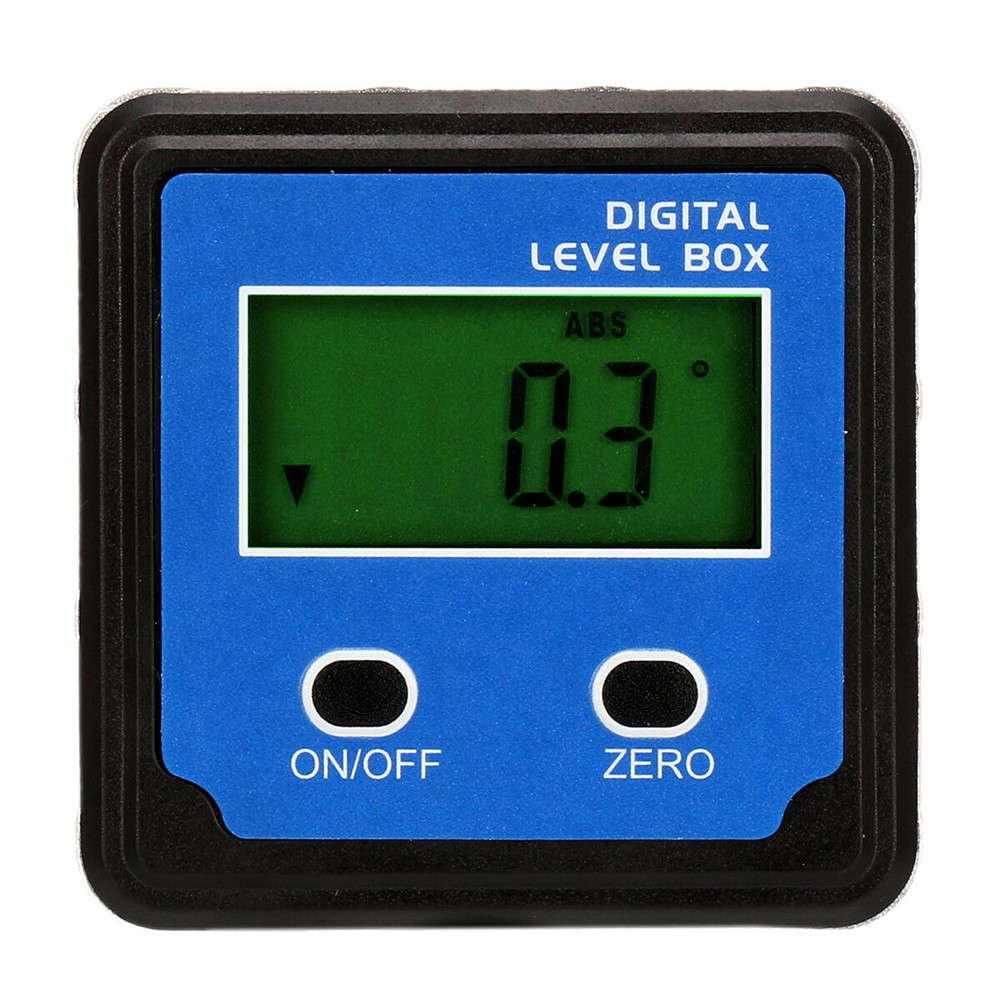 Drillpro 4 x 90 Digital LCD Level Box Inclinometer Angle Ruler Angle Finder Gauge Protractor Magn...