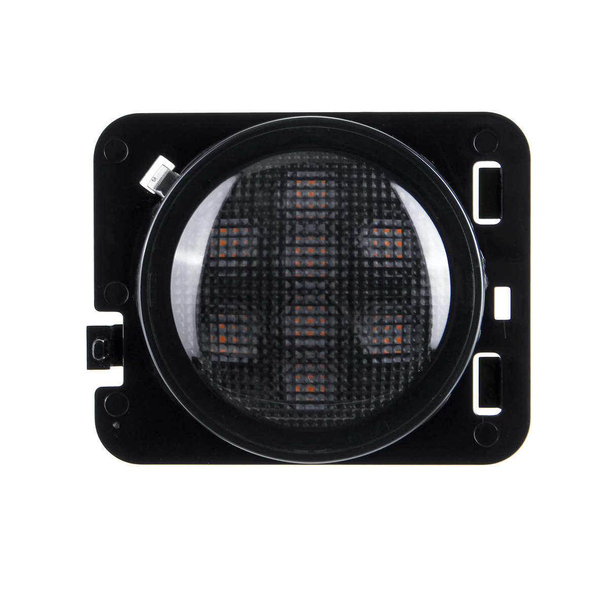 2Piece Smoked Turn Signal Fender Parking LED Lights For Jeep Wrangler 87-18 TJ YJ JK