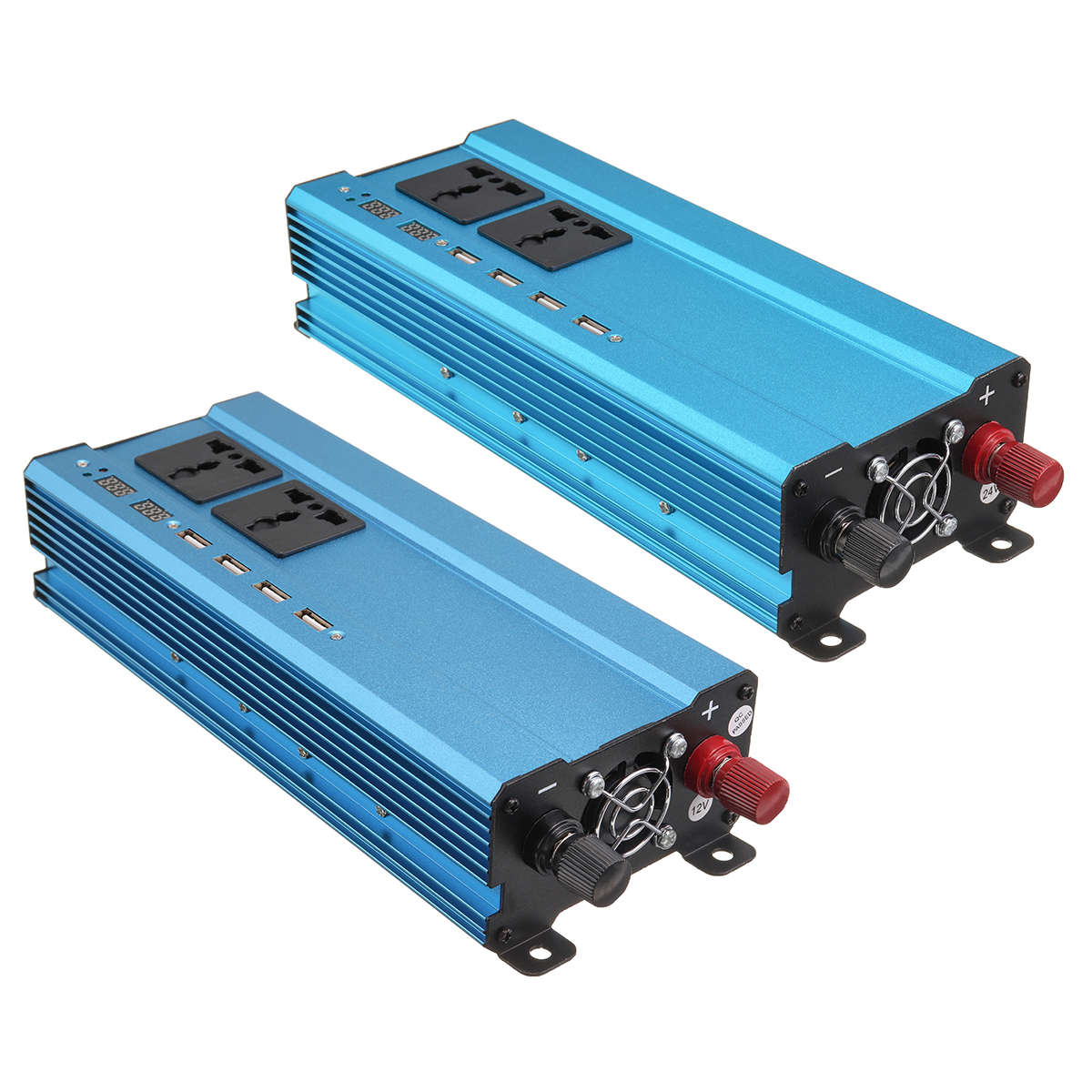5000W 4 USB 3 Socket Car Converter Power Inverter DC 12V 24V To AC 220V Invertor (Voltage 24V-220V)