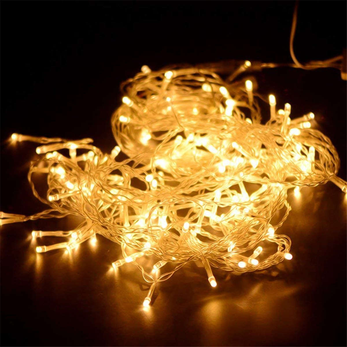 New 6M*3M EU Plug Icicle Window 600 LED Curtain Starry Fairy String Light for Ho
