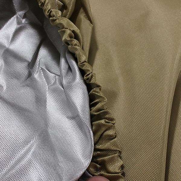 112Inch Golf Cart Cover Taupe Color Protect Against Rain Snow Sun