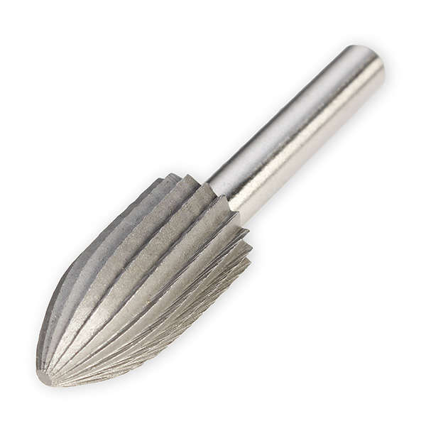 Drillpro 6pcs 6mm Shank Tungsten Steel Rotary File Cutter Engraving Grinding Bit For Rotary Tools