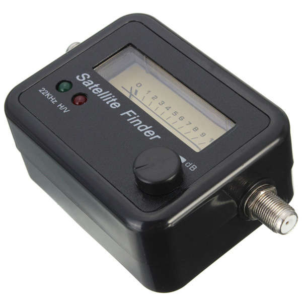 Digital Satellite Signal Dish FTA HD Monitors Signal Strength Meter Finder