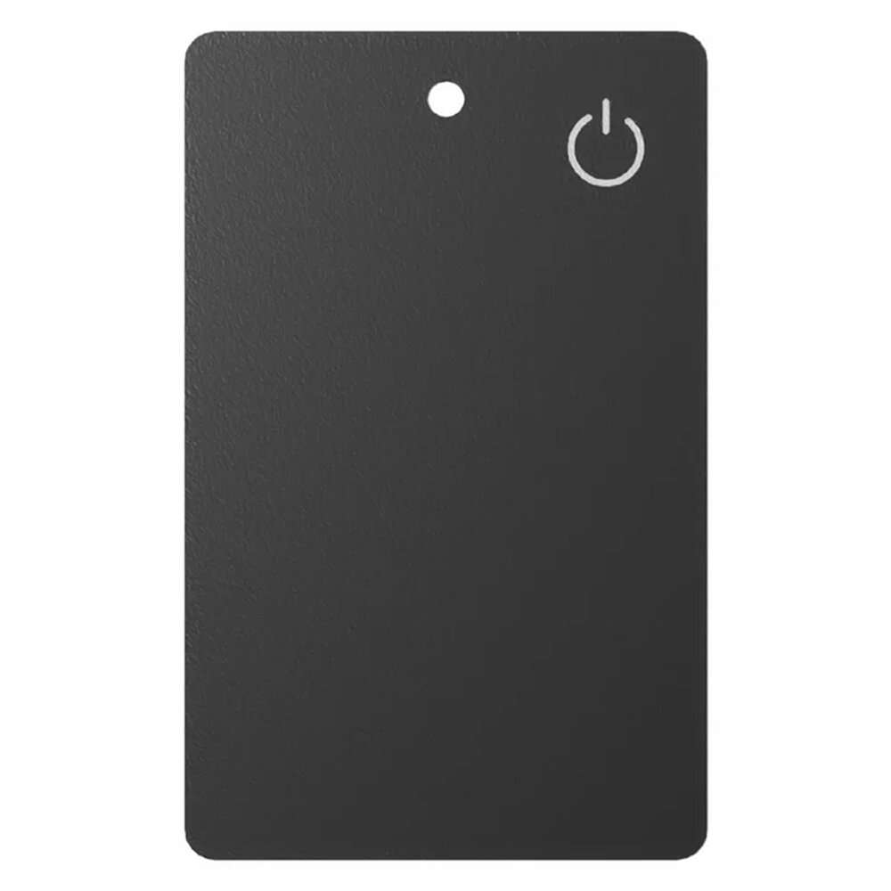 Black - Smart Mini Tracker Anti Lost Device for iOS / Android Item Global Tracking Card Shape Finder