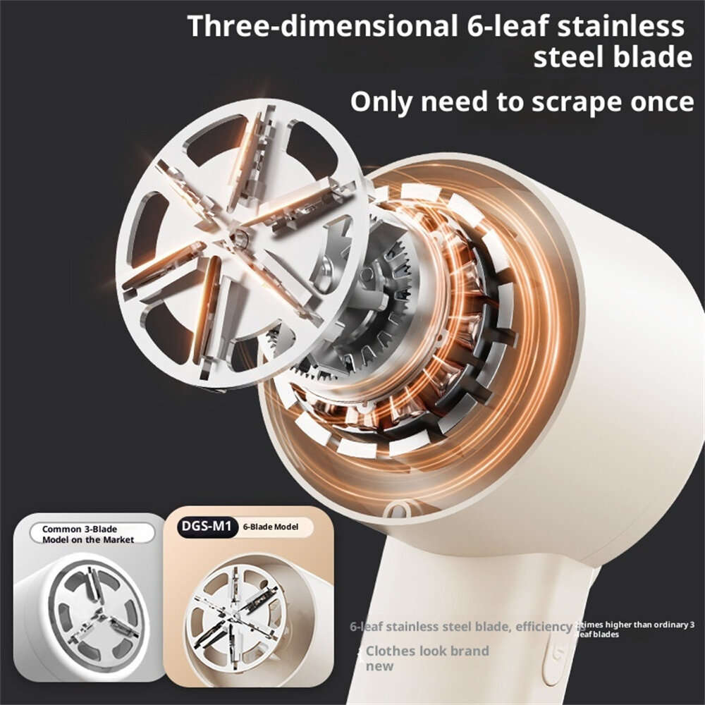 White - Tevorex Multifunction Electric Lint Remover USB Charging Electric Pellet Fluff Remover Digit