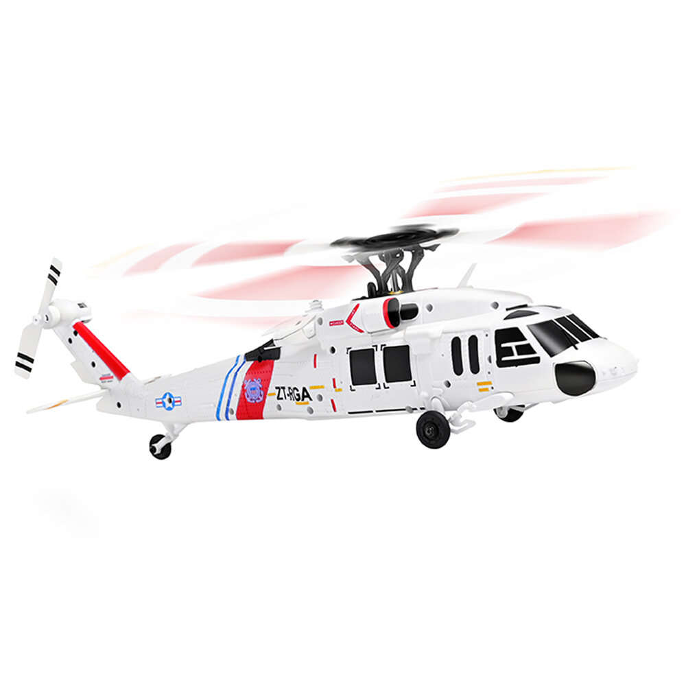 with 3 Batteries - XK K270 UH-60L 2.4G 4CH Optical Flow Positioning Brushless Motor Flybarless RC He
