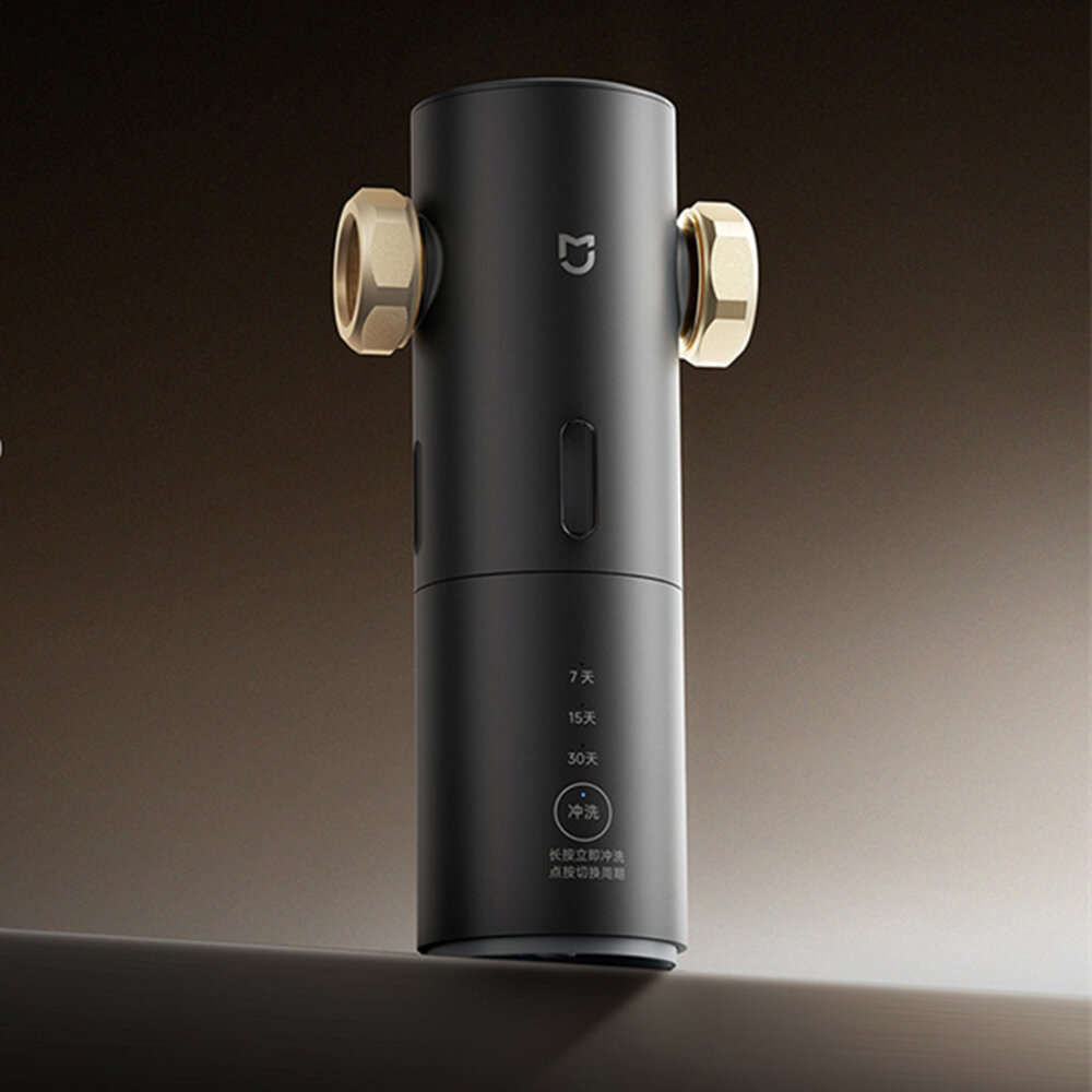 Black - XIAOMI Mijia Pre-Filter Pro Whole House Water Filter System BPA-Free Automatic Flush 8T/h Hi
