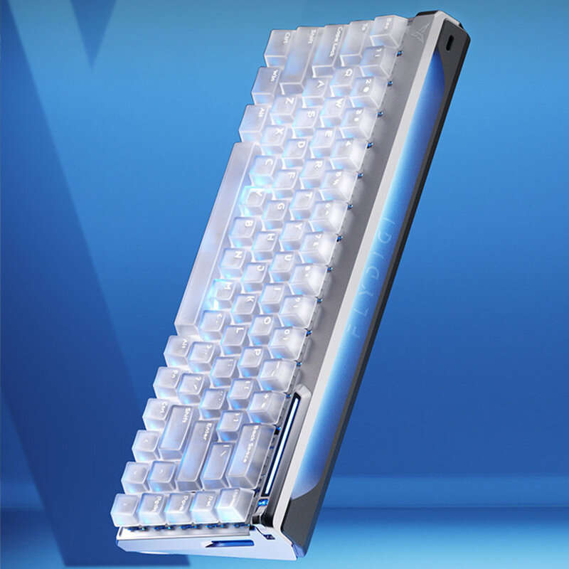 EVA - Flydigi FS68 Hall Effect Keyboard 68 Keys Magnetic Switch 8K Polling Rate 0.01mm Precision ARG