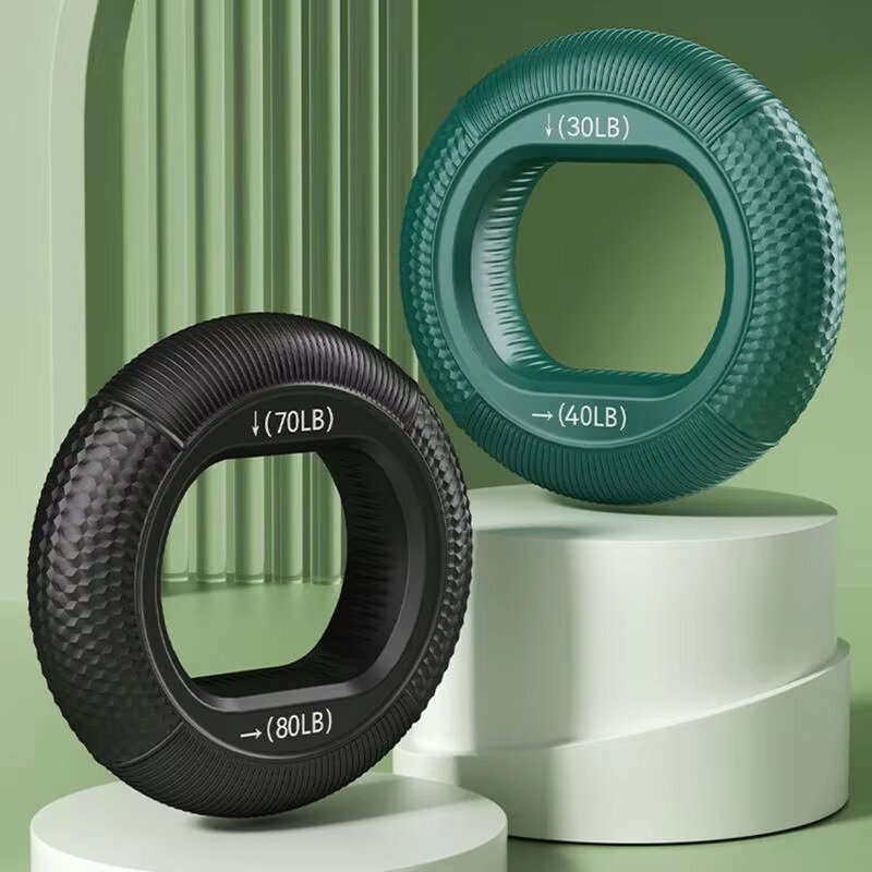 Green - KALOAD Hand Grip Carpal Expander Finger Strength Power Gripper Gripping Stress Relief Gym Ho
