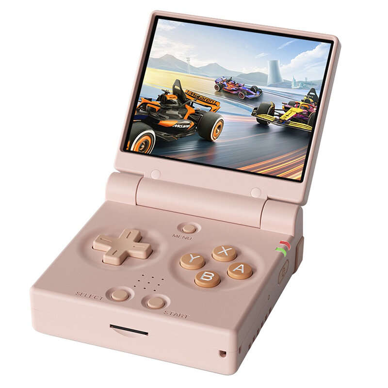 Grey - [No Card] Miyoo Mini Flip Handheld Game Console 2.8-Inch IPS Screen WiFi Multiplayer 2500mAh