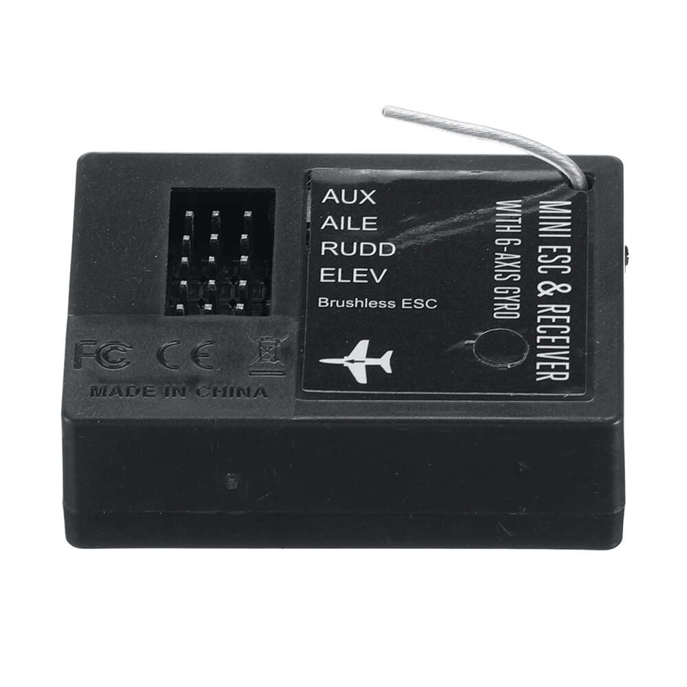 Volantex RC EAR403 PR2202 5CH Receiver with Gyro for RC Airplane 765-1/Super Cup 765-2/767-2 Ranger